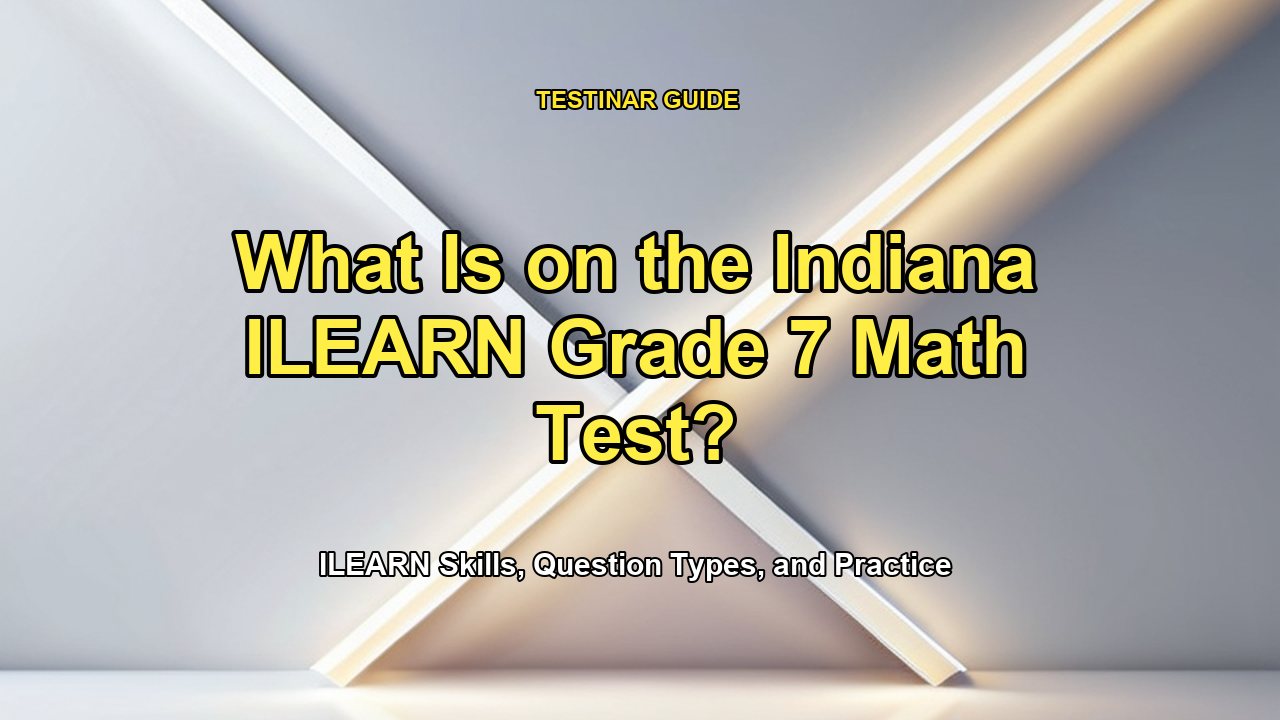 What Is on the Indiana ILEARN Grade 7 Math Test?