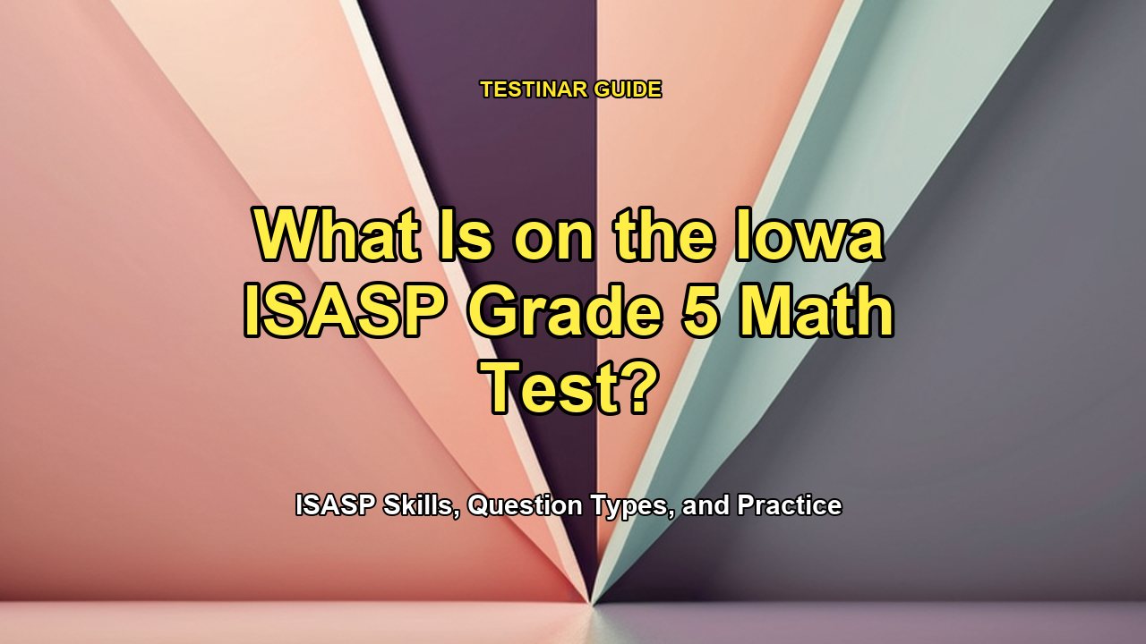 What Is on the Iowa ISASP Grade 5 Math Test?