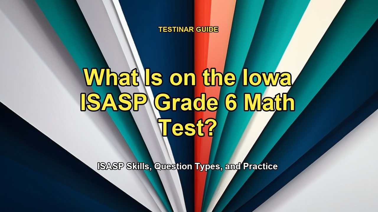 What Is on the Iowa ISASP Grade 6 Math Test?