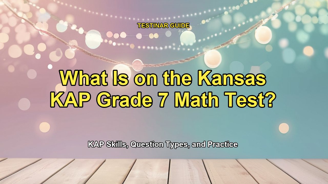 What Is on the Kansas KAP Grade 7 Math Test?