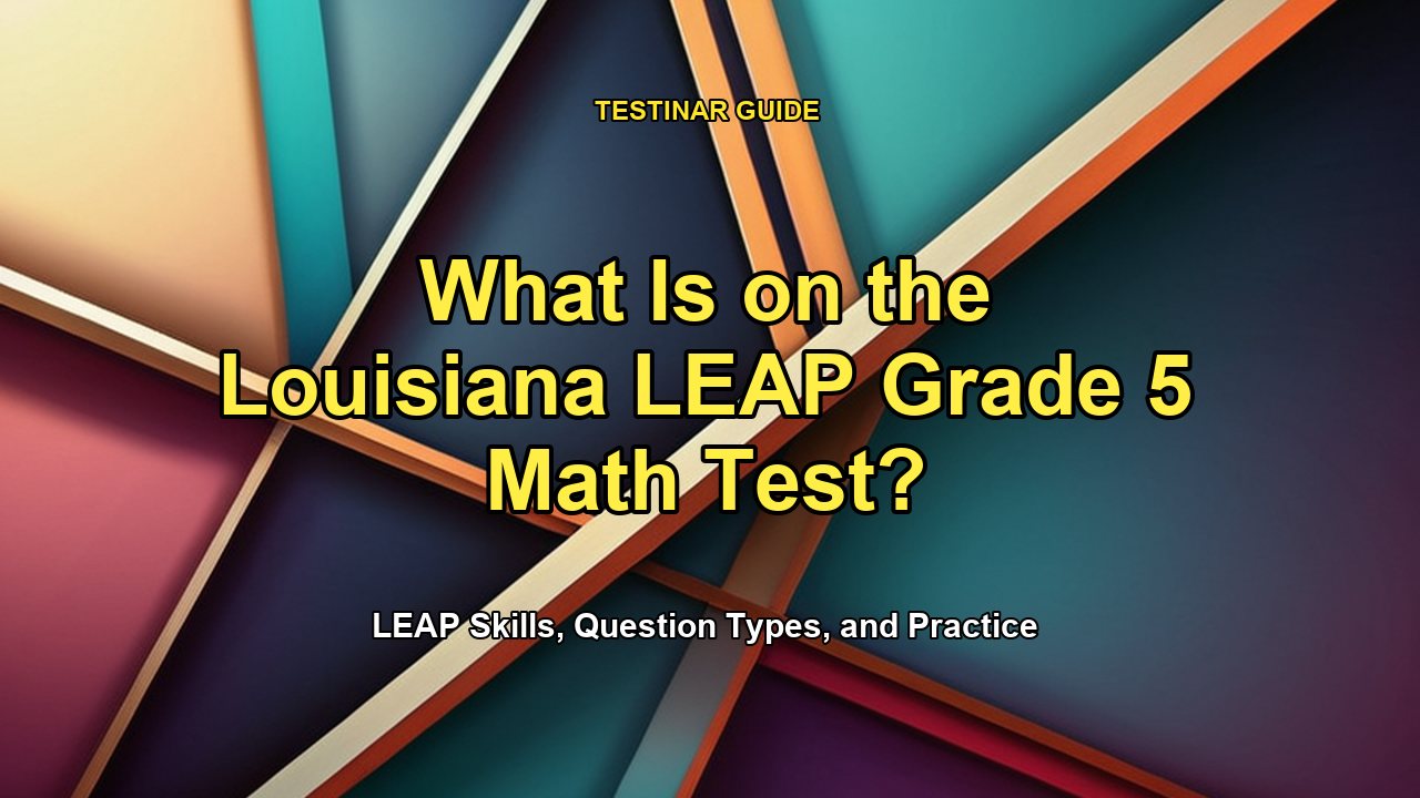 What Is on the Louisiana LEAP Grade 5 Math Test?