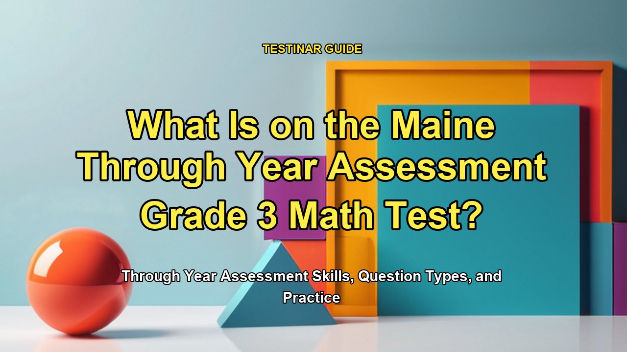 What Is on the Maine Through Year Assessment Grade 3 Math Test?