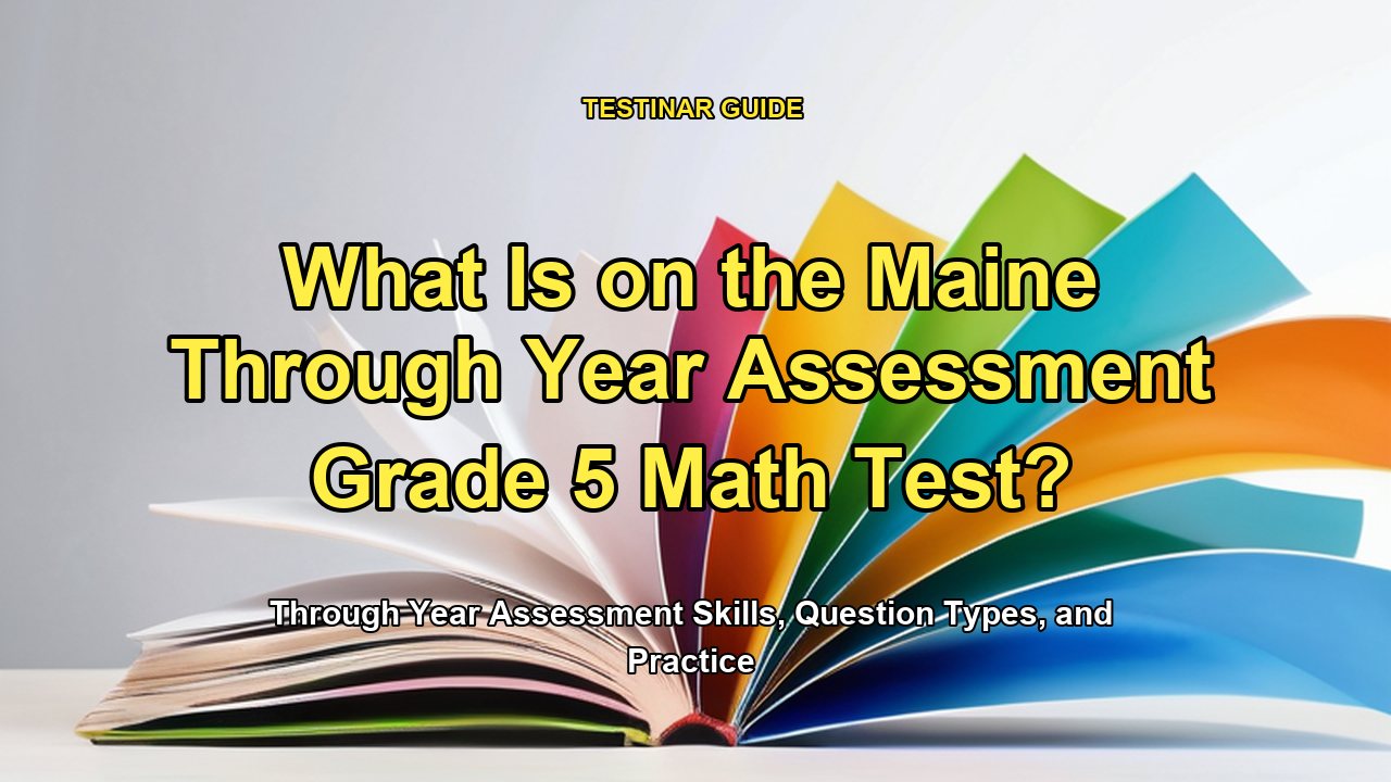 What Is on the Maine Through Year Assessment Grade 5 Math Test?