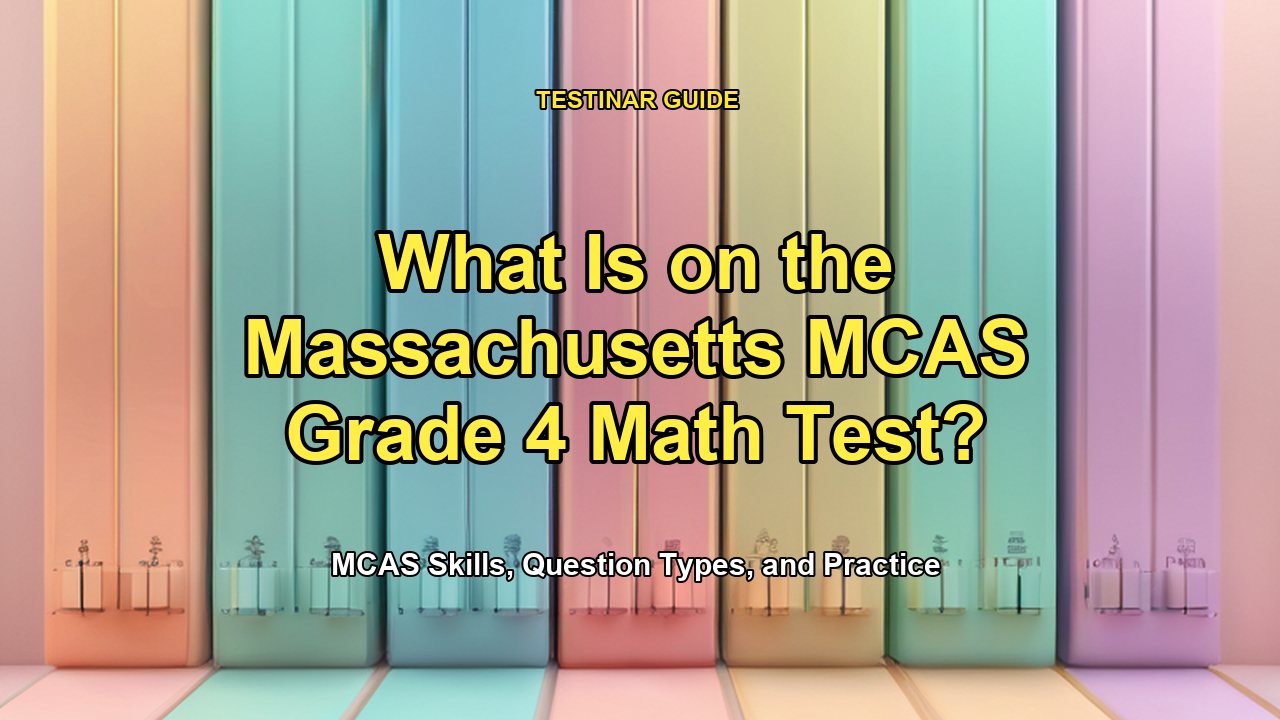 What Is on the Massachusetts MCAS Grade 4 Math Test?