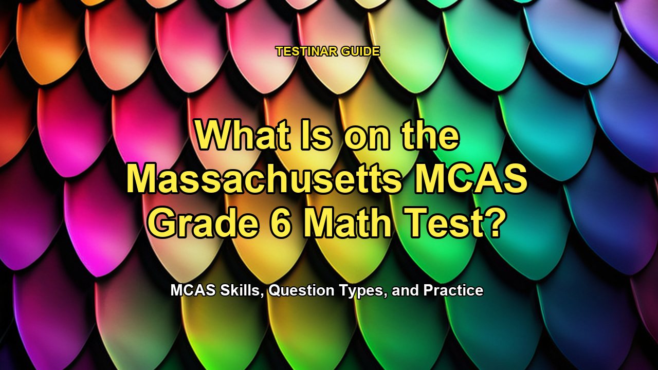 What Is on the Massachusetts MCAS Grade 6 Math Test?
