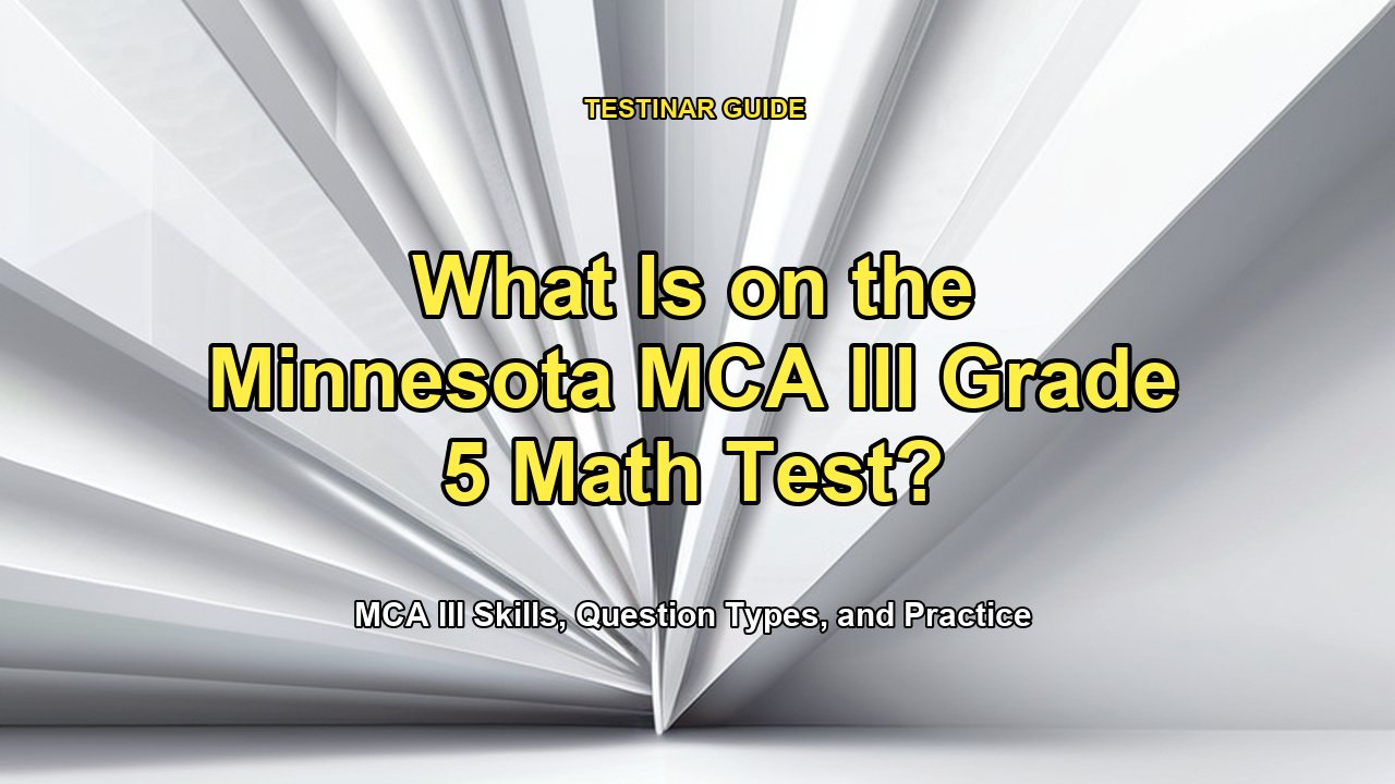 What Is on the Minnesota MCA III Grade 5 Math Test?