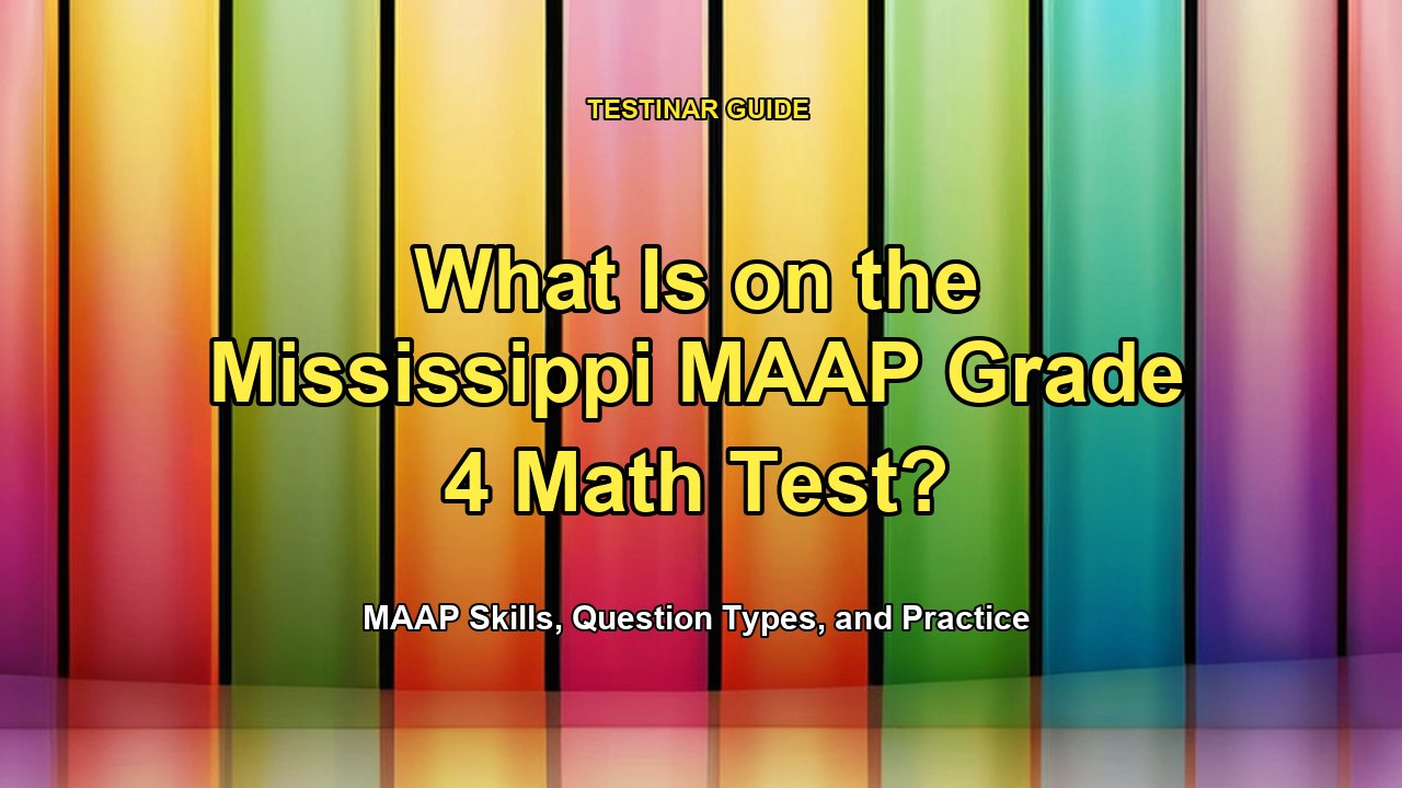What Is on the Mississippi MAAP Grade 4 Math Test?
