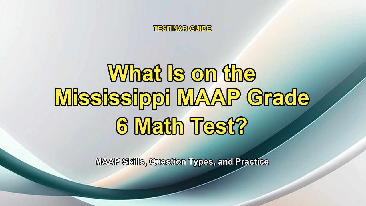 What Is on the Mississippi MAAP Grade 6 Math Test?