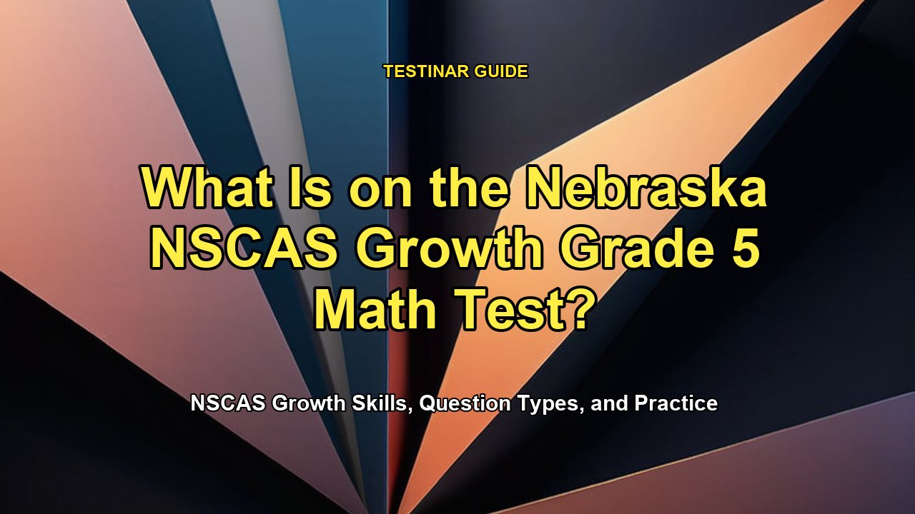 What Is on the Nebraska NSCAS Growth Grade 5 Math Test?