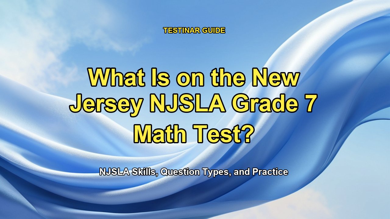 What Is on the New Jersey NJSLA Grade 7 Math Test?