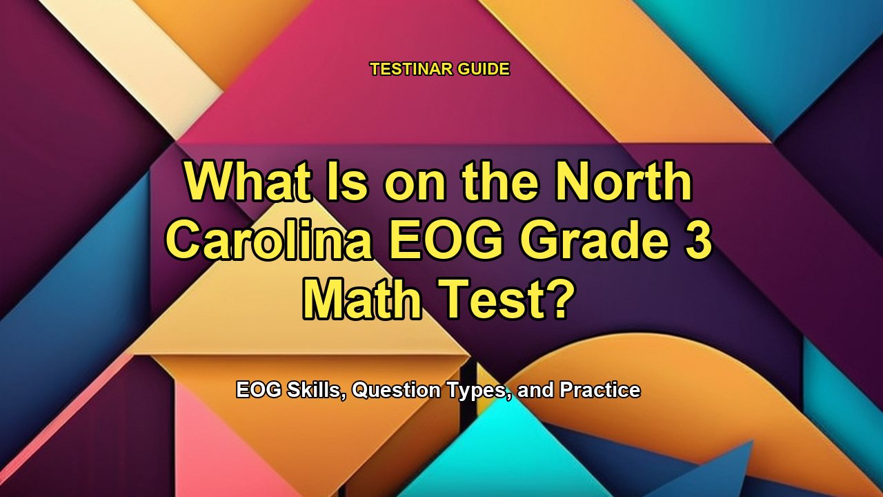 What Is on the North Carolina EOG Grade 3 Math Test?