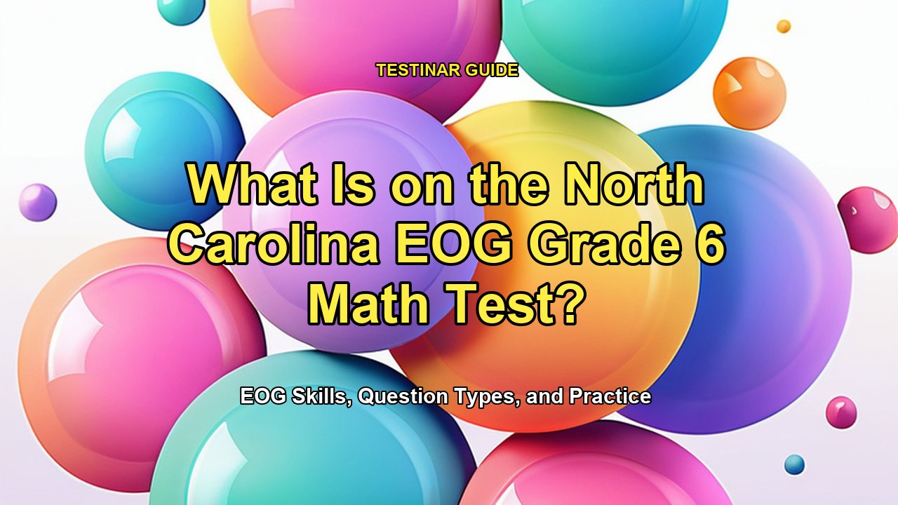 What Is on the North Carolina EOG Grade 6 Math Test?