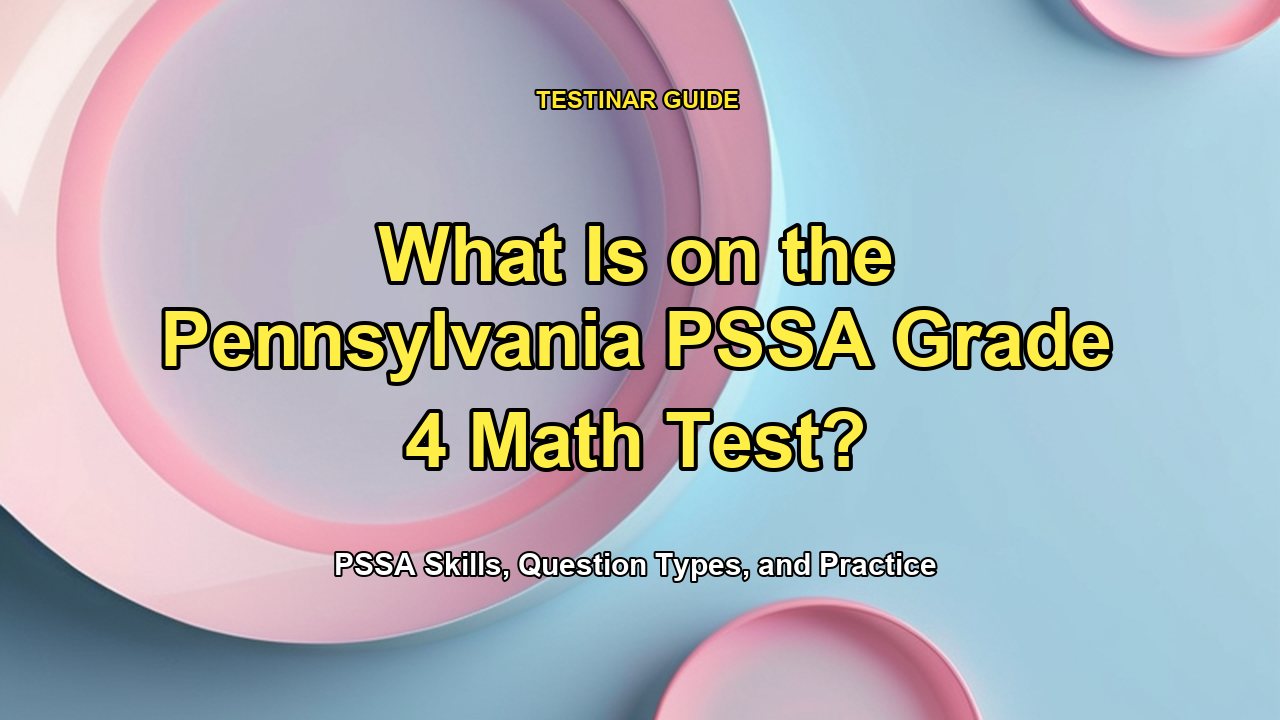 What Is on the Pennsylvania PSSA Grade 4 Math Test?