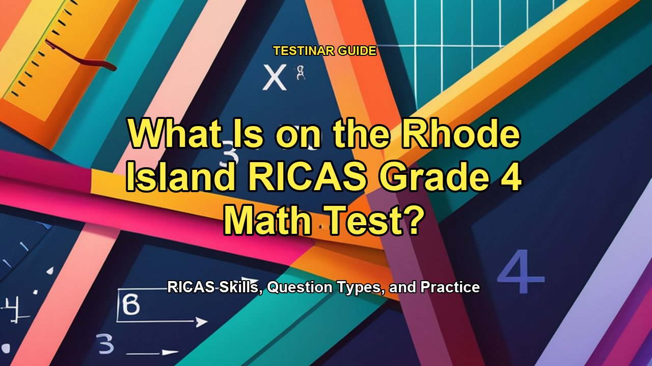 What Is on the Rhode Island RICAS Grade 4 Math Test?