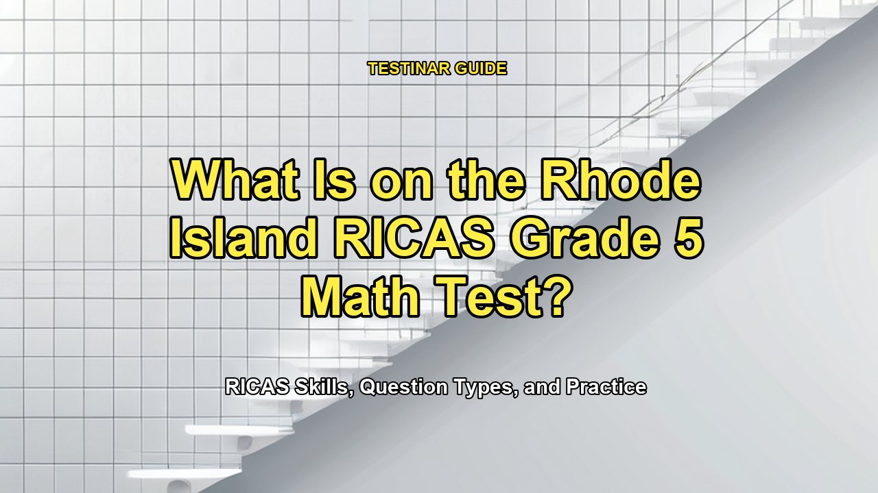 What Is on the Rhode Island RICAS Grade 5 Math Test?