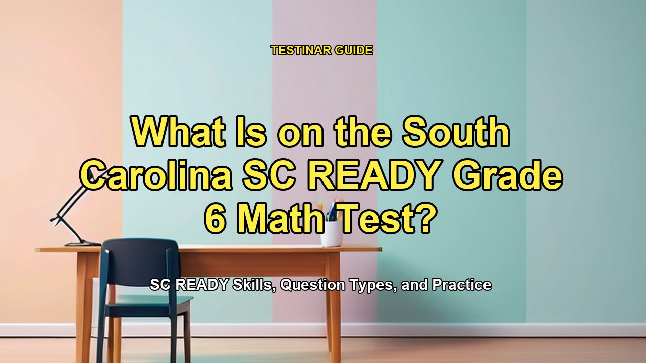 What Is on the South Carolina SC READY Grade 6 Math Test?