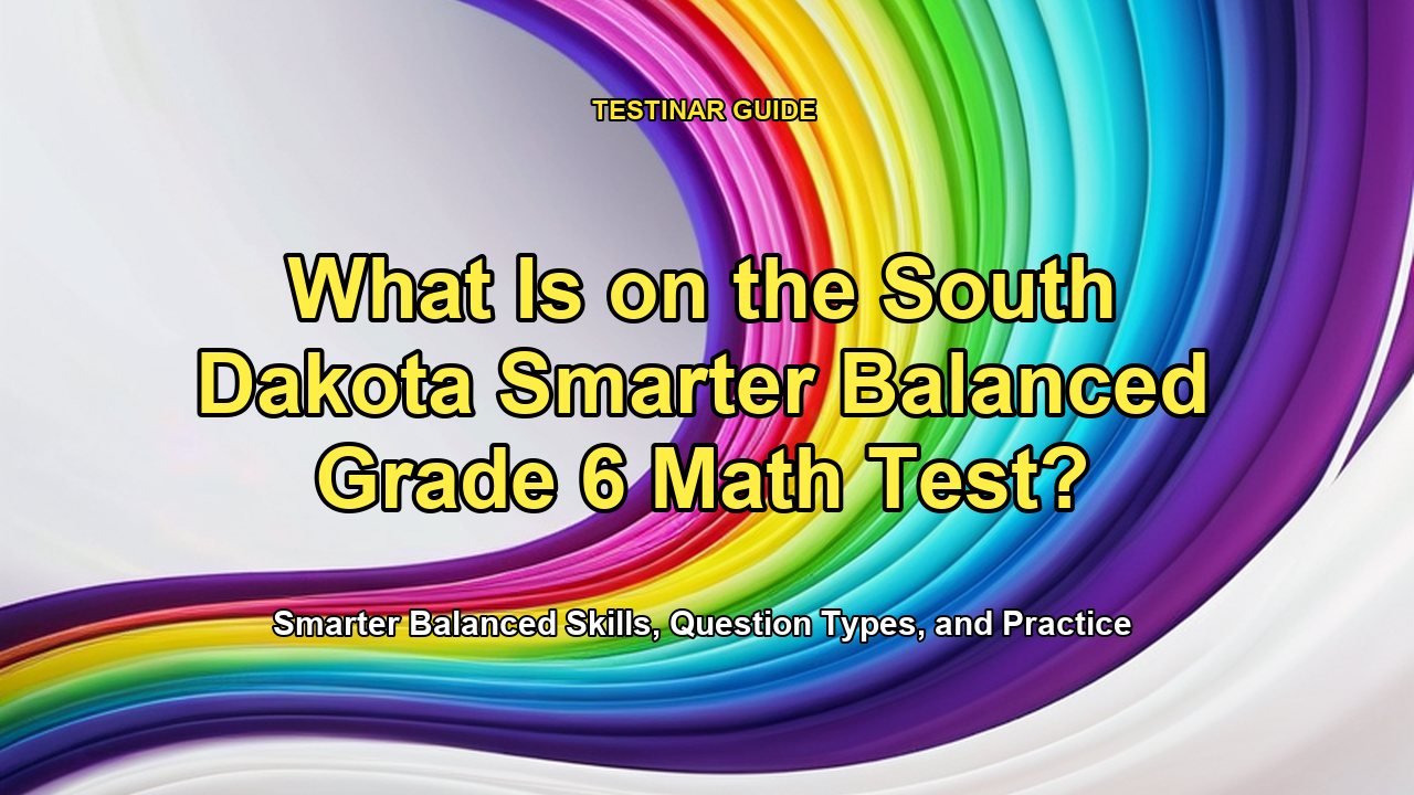 What Is on the South Dakota Smarter Balanced Grade 6 Math Test?
