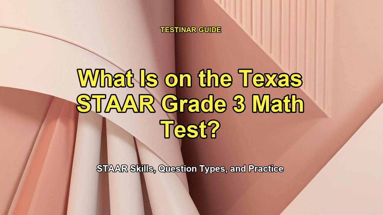 What Is on the Texas STAAR Grade 3 Math Test?