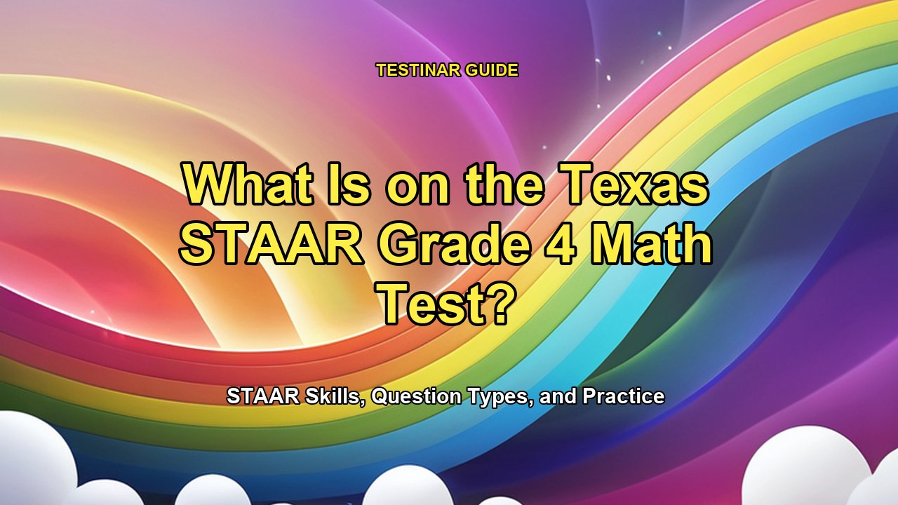 What Is on the Texas STAAR Grade 4 Math Test?