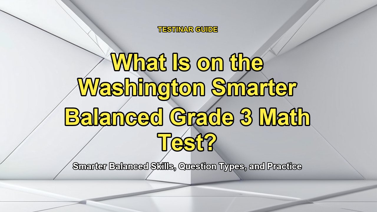 What Is on the Washington Smarter Balanced Grade 3 Math Test?