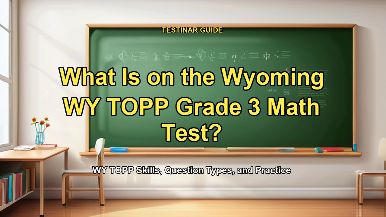 What Is on the Wyoming WY TOPP Grade 3 Math Test?