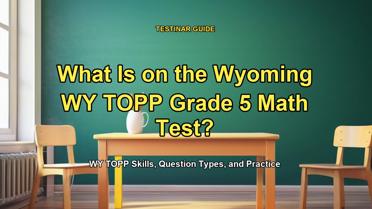What Is on the Wyoming WY TOPP Grade 5 Math Test?