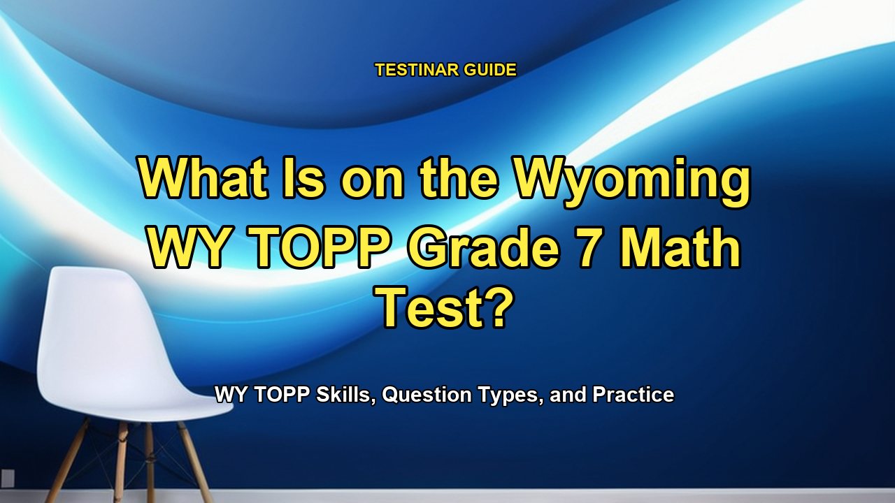 What Is on the Wyoming WY TOPP Grade 7 Math Test?