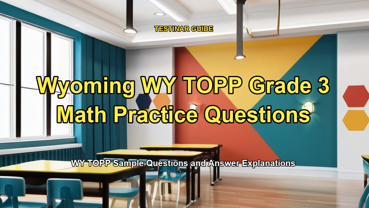 Wyoming WY TOPP Grade 3 Math Practice Questions
