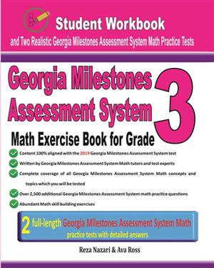 Georgia Milestones Math Exercise Book for Grade 3