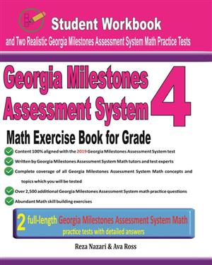 Georgia Milestones Math Exercise Book for Grade 4