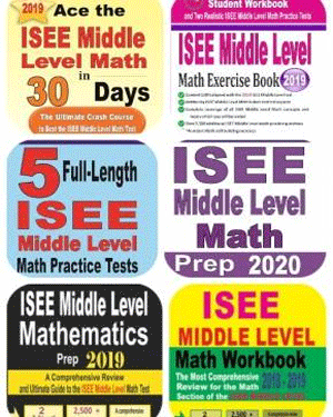 ISEE Middle Level Math Comprehensive Prep Bundle