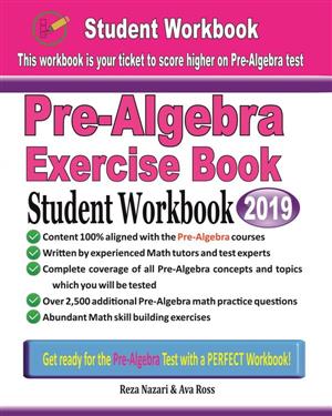 Pre Algebra Exercise Book