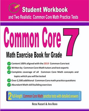 Common Core Math Exercise Book for Grade 7