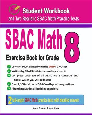 SBAC Math Exercise Book for Grade 8