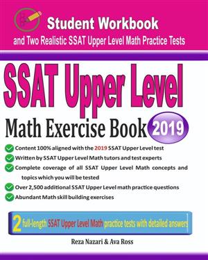 SSAT Upper Level Math Exercise Book
