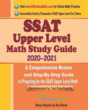 SSAT Upper Level Math Study Guide