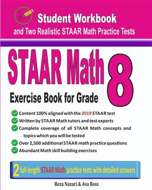 STAAR Math Exercise Book for Grade 8