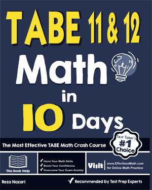 TABE 11 & 12 Math in 10 Days