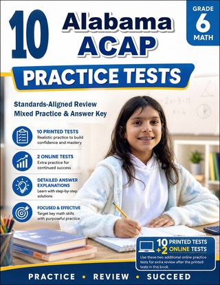 10 Alabama ACAP Grade 6 Math Practice Tests
