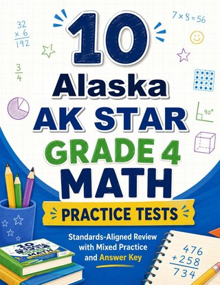 10 Alaska AK STAR Grade 4 Math Practice Tests