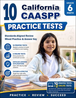 10 California CAASPP Grade 6 Math Practice Tests