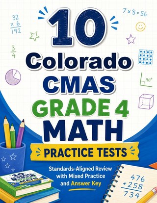10 Colorado CMAS Grade 4 Math Practice Tests