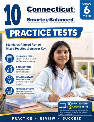 10 Connecticut Smarter Balanced Grade 6 Math Practice Tests