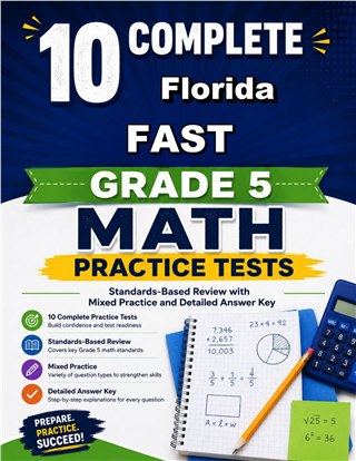 10 Florida FAST Grade 5 Math Practice Tests