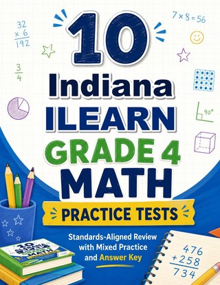 10 Indiana ILEARN Grade 4 Math Practice Tests