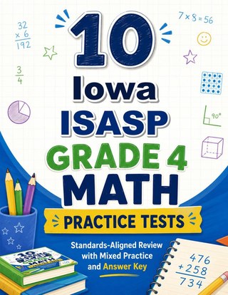 10 Iowa ISASP Grade 4 Math Practice Tests