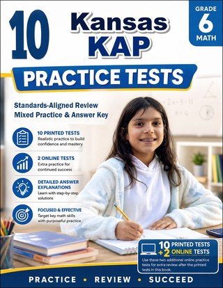 10 Kansas KAP Grade 6 Math Practice Tests