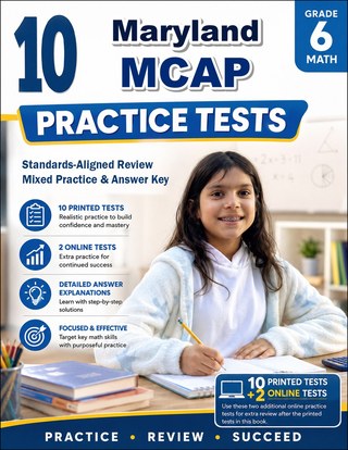 10 Maryland MCAP Grade 6 Math Practice Tests