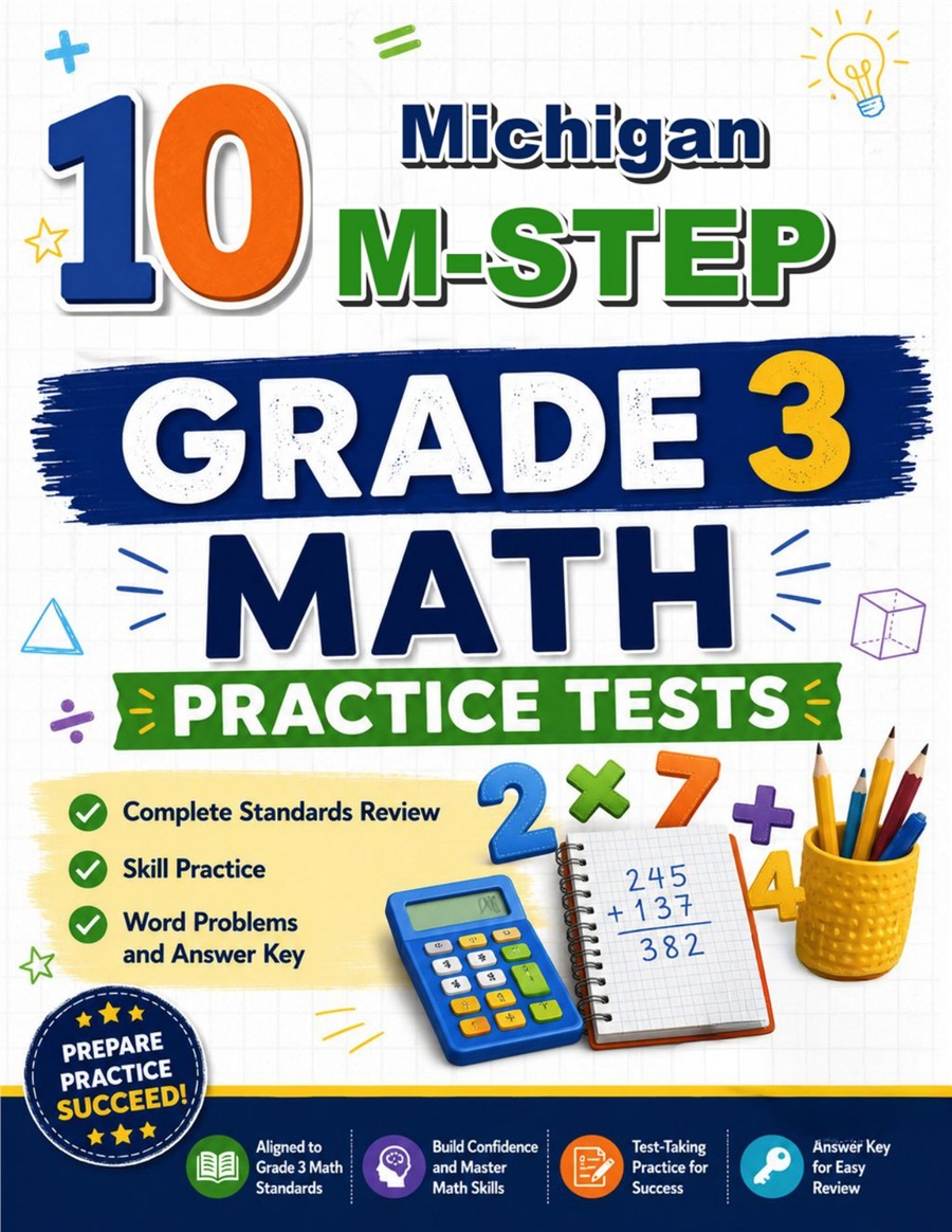 Echnical Math 3 10 Michigan M STEP Grade 3 Math Practice Tests