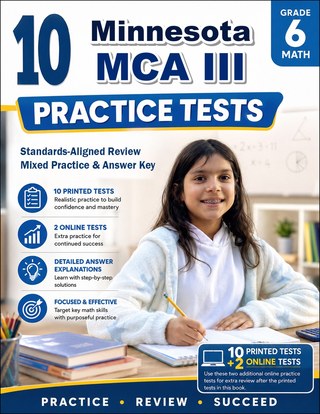 10 Minnesota MCA III Grade 6 Math Practice Tests